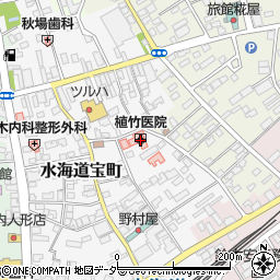 植竹医院周辺の地図