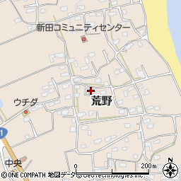 茨城県鹿嶋市荒野142周辺の地図