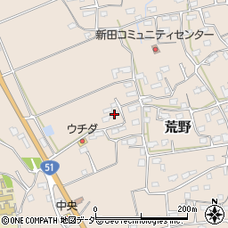 茨城県鹿嶋市荒野152周辺の地図