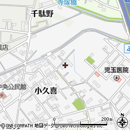 埼玉県白岡市小久喜1370-6周辺の地図