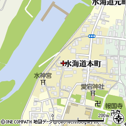 茨城県常総市水海道本町2587周辺の地図