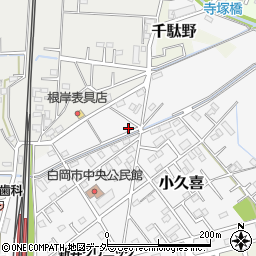 埼玉県白岡市小久喜1275周辺の地図
