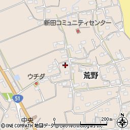 茨城県鹿嶋市荒野153周辺の地図