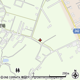 茨城県鹿嶋市林周辺の地図