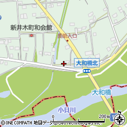 茨城県常総市新井木町247-3周辺の地図