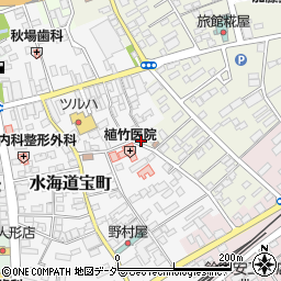 茨城県常総市水海道諏訪町2786周辺の地図