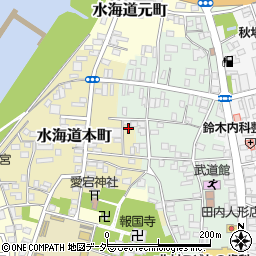 茨城県常総市水海道本町2624周辺の地図