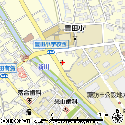 ローソン諏訪豊田小川店周辺の地図