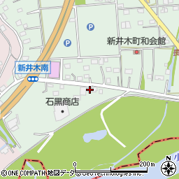 茨城県常総市新井木町820周辺の地図