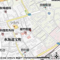 茨城県常総市水海道諏訪町2796周辺の地図