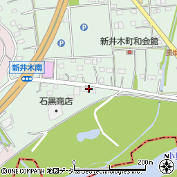 茨城県常総市新井木町816周辺の地図