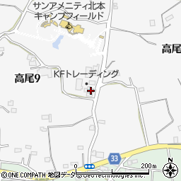 埼玉県北本市高尾9丁目168周辺の地図