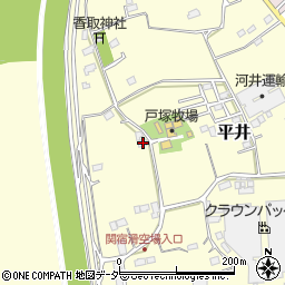 千葉県野田市平井70周辺の地図