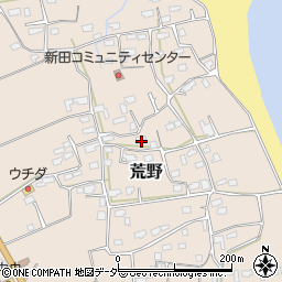 茨城県鹿嶋市荒野139-1周辺の地図