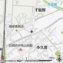 埼玉県白岡市小久喜1307-9周辺の地図