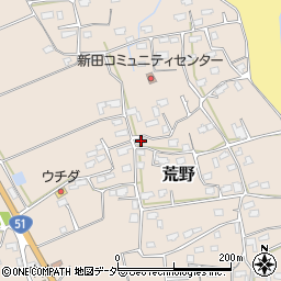 茨城県鹿嶋市荒野154周辺の地図