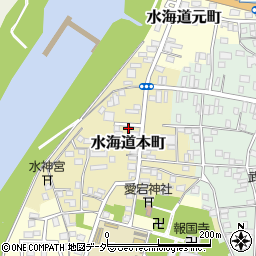 茨城県常総市水海道本町2600周辺の地図