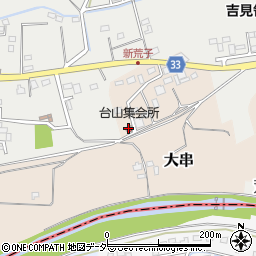台山集会所周辺の地図