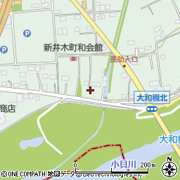 茨城県常総市新井木町214周辺の地図