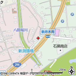 茨城県常総市新井木町4663周辺の地図