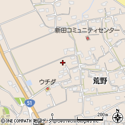 茨城県鹿嶋市荒野164-2周辺の地図