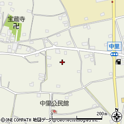 茨城県坂東市中里周辺の地図