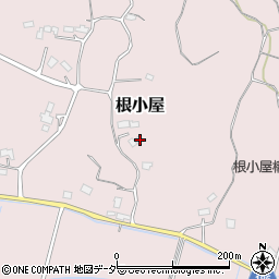 茨城県行方市根小屋522周辺の地図