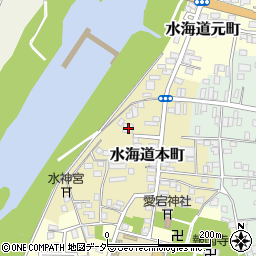 茨城県常総市水海道本町2604周辺の地図
