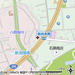 茨城県常総市新井木町1周辺の地図