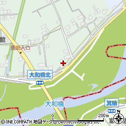 茨城県常総市新井木町281周辺の地図