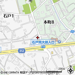 埼玉県北本市石戸1丁目231周辺の地図