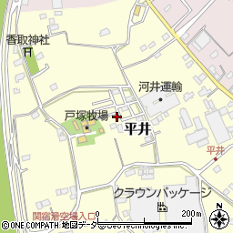 千葉県野田市平井224-4周辺の地図