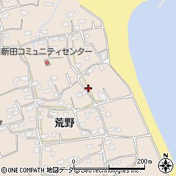 茨城県鹿嶋市荒野1630-13周辺の地図