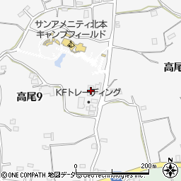 埼玉県北本市高尾9丁目160周辺の地図