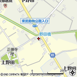 埼玉県白岡市上野田1384周辺の地図