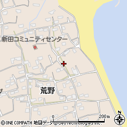 茨城県鹿嶋市荒野1630-12周辺の地図