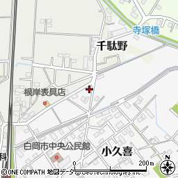 埼玉県白岡市小久喜1309周辺の地図