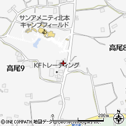 埼玉県北本市高尾9丁目169周辺の地図