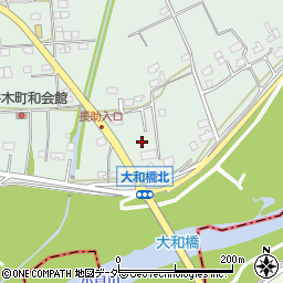 茨城県常総市新井木町268周辺の地図
