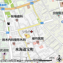 茨城県常総市水海道宝町2783-2周辺の地図