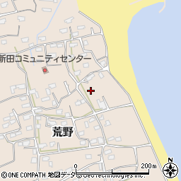 茨城県鹿嶋市荒野1630-14周辺の地図