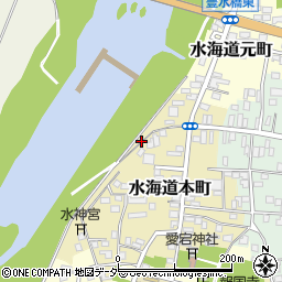 茨城県常総市水海道本町2591-3周辺の地図