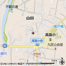小久保製作所山田工場周辺の地図