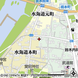 茨城県常総市水海道本町2615周辺の地図