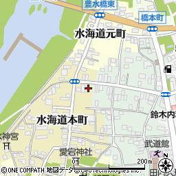 茨城県常総市水海道本町2614周辺の地図