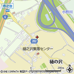 茨城県つくば市樋の沢188周辺の地図