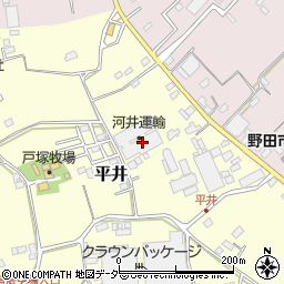 千葉県野田市平井241周辺の地図