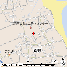 茨城県鹿嶋市荒野170周辺の地図