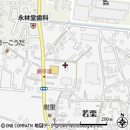 茨城県稲敷郡阿見町若栗1348周辺の地図