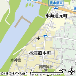 茨城県常総市水海道本町2607周辺の地図